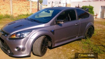 ford focus rs vinilo acero cepillado