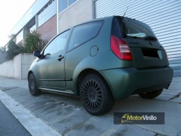 citroen c2 vinilado verde pino