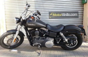 Harley Vinilo Negro Mate