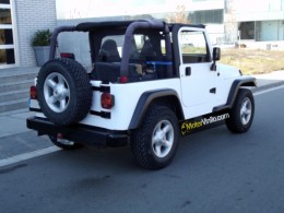 Jeep Wrangler Forrado Integral en Vinilo Blanco Mate 3M