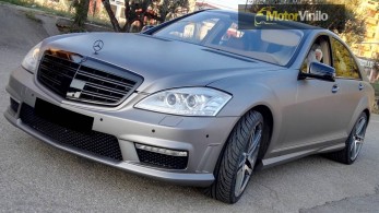 Mercedes Benz Clase S gris mate metalizado