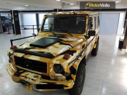 Mercedes G w463 Vinilo Camuflaje Desierto