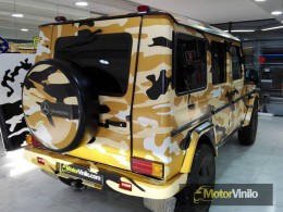 Mercedes G w463 Vinilo Camuflaje Desierto