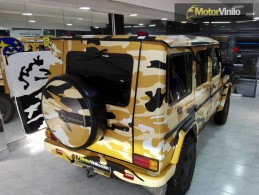 Mercedes G w463 Camuflaje Desierto