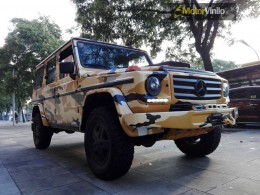 Mercedes G w463 Vinilado Camuflaje Desierto