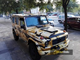 Mercedes G w463 Vinilo Camuflaje Desierto