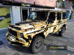 Mercedes G w463 Vinilado Camuflaje Desierto