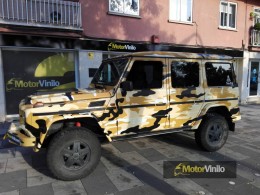 Mercedes G w463 Vinilo Camuflaje Desierto