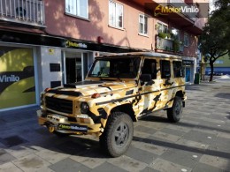 Mercedes G w463 Vinilado Camuflaje Desierto