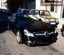 mercedes sl 500 vinilo negro cepillado