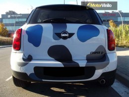 mini countryman vinilado personalizado detalles negro mate