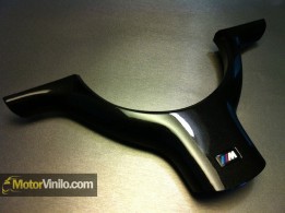 Moldura en Vinilo Negro Metalizado Brillante