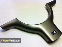 Moldura Vinilo Titanio Metalizado Cepillado