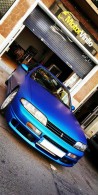 nissan skyline vinilo azul mate metalizado