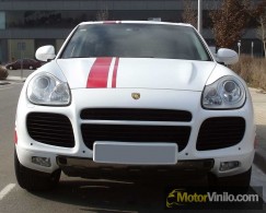 Porsche Cayenne vinilado blanco mate