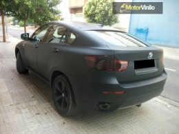 bmw x6 vinilo negro mate