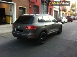 vw touareg film charcoal mate metalizado