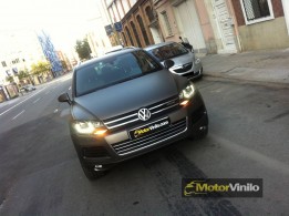 vw touareg forrado vinilo charcoal mate