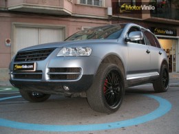 volkswagen touareg vinilo gris mate