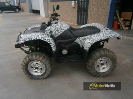 Yamaha ATV vinilo camuflaje artico