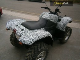 Yamaha ATV camuflaje artico