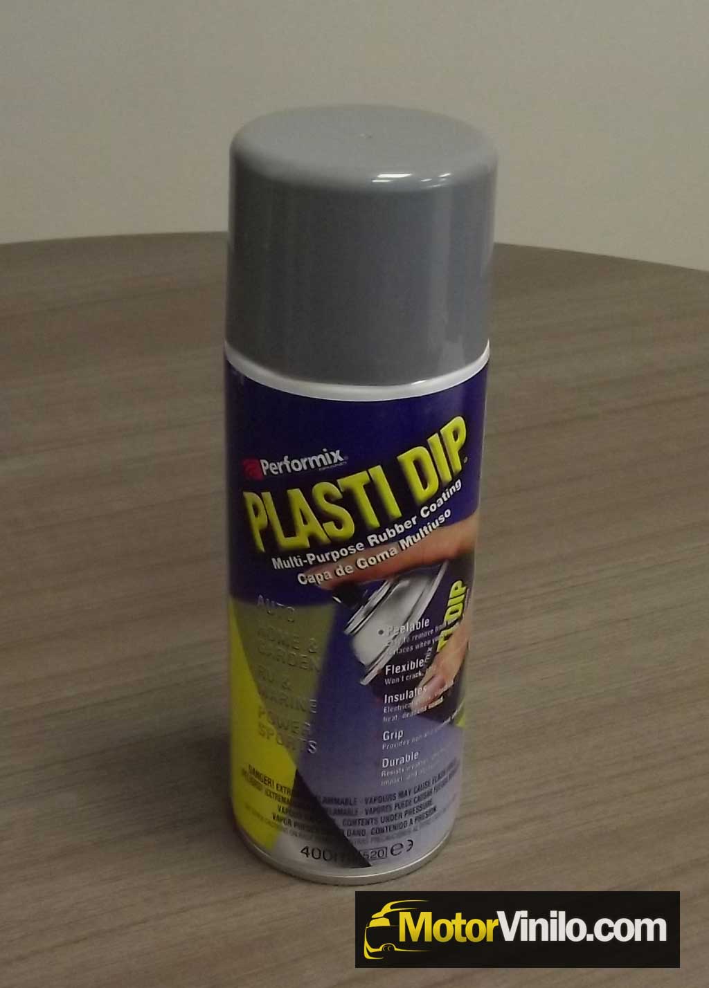Spray PlastiDip Gris Mate 400mL